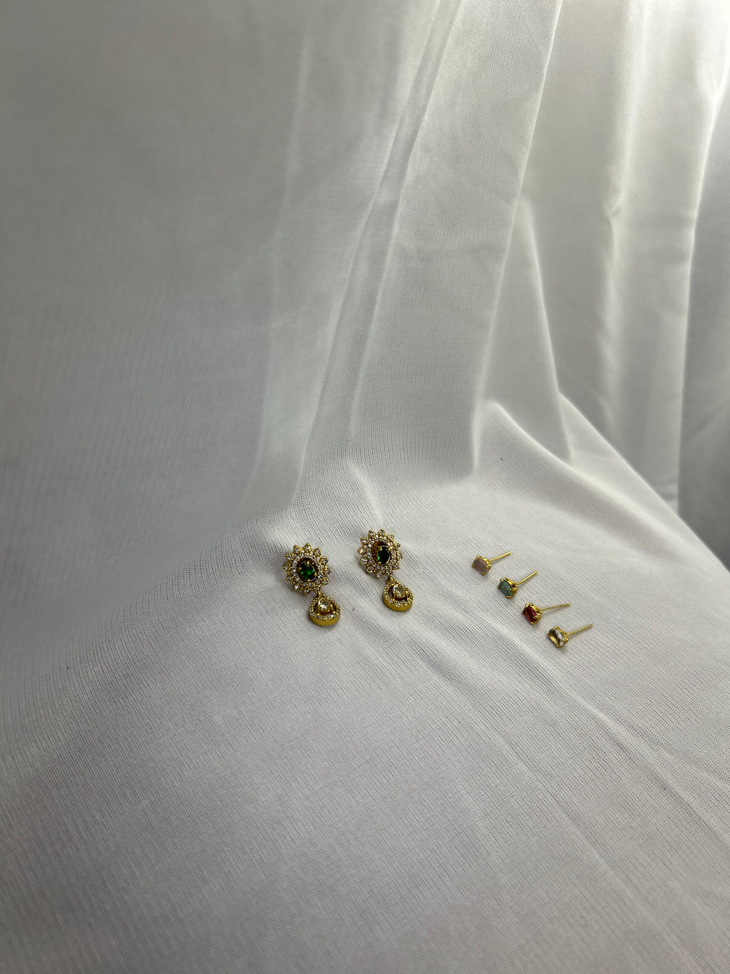 Interchangeable Multi-Stone Necklace set