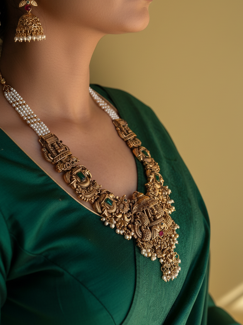 Surya Temple Heirloom Necklace