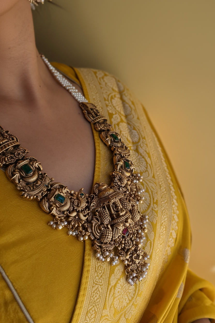 Surya Temple Heirloom Necklace