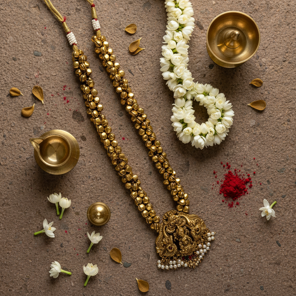 Mahalakshmi Antique Temple Mala