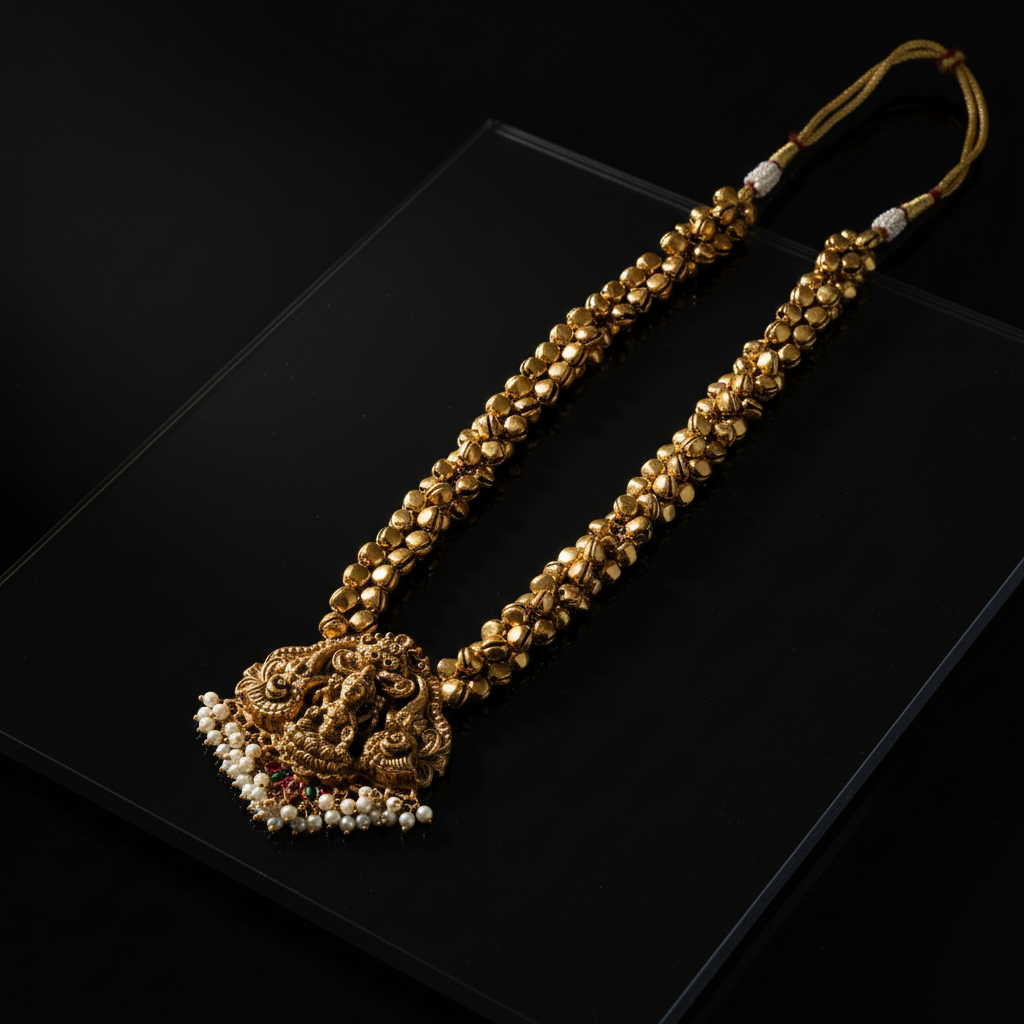 Mahalakshmi Antique Temple Mala