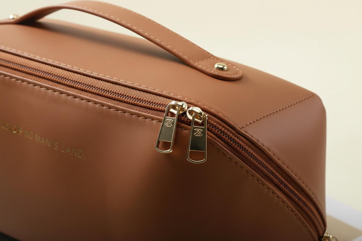 Leather Makeup Bag