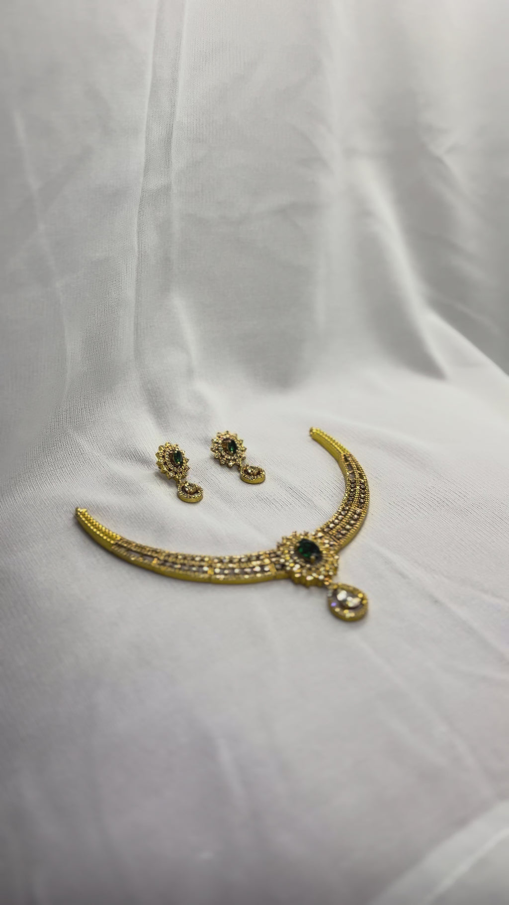 Interchangeable Multi-Stone Necklace set