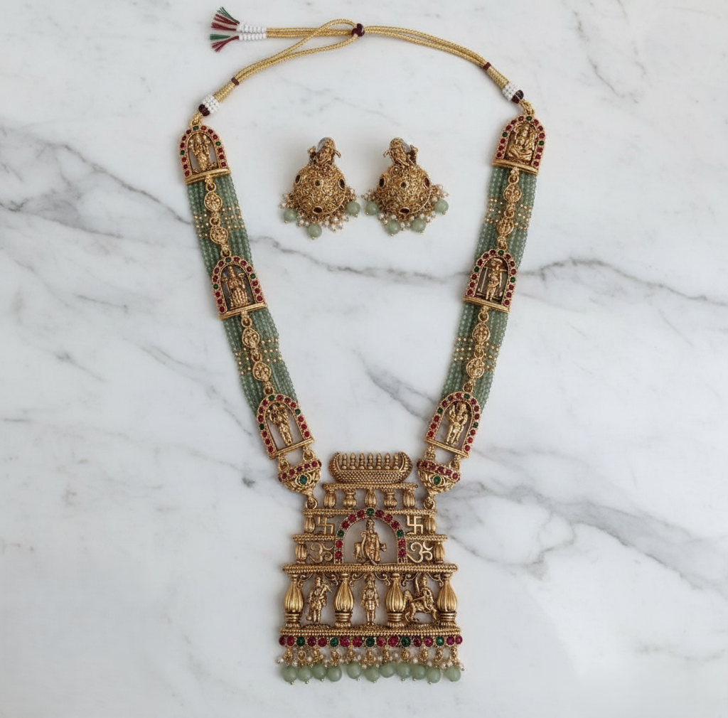 Ananta Temple Grand Necklace Set