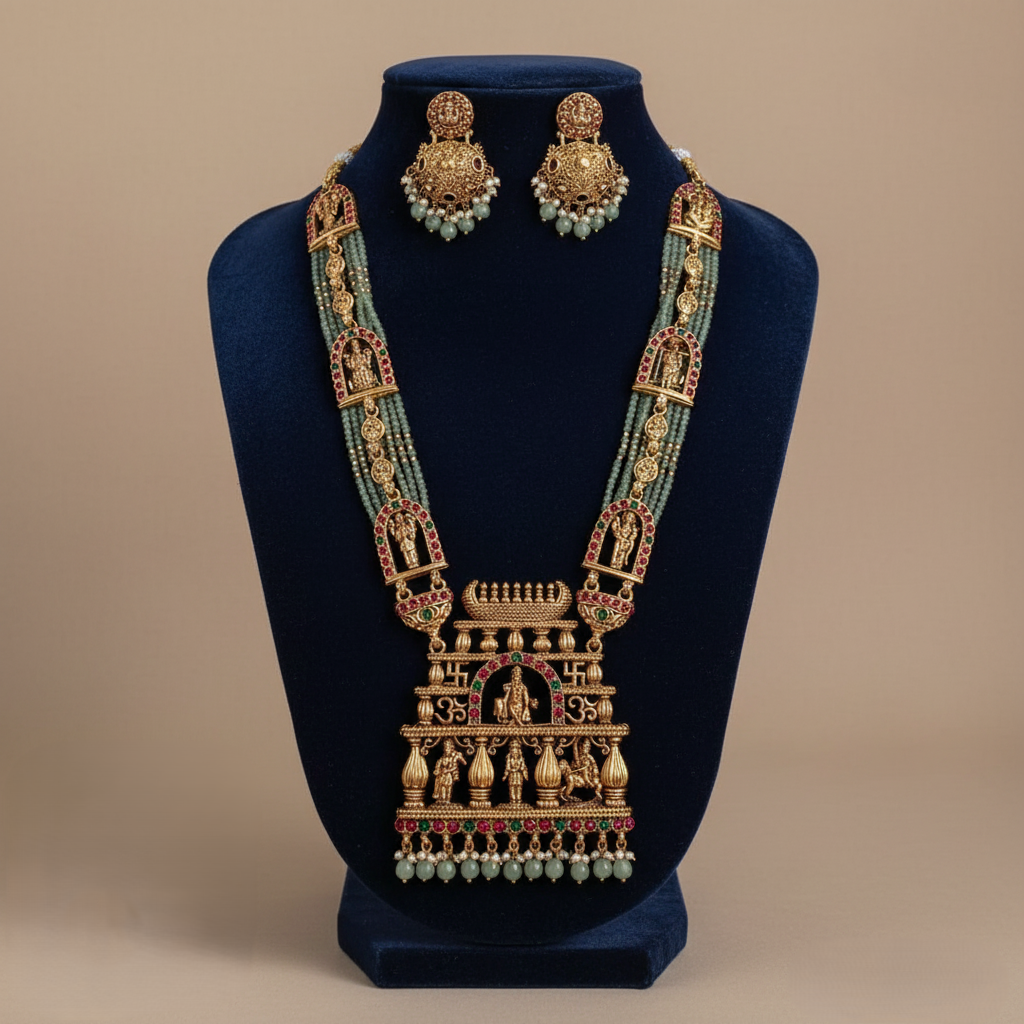 Ananta Temple Grand Necklace Set